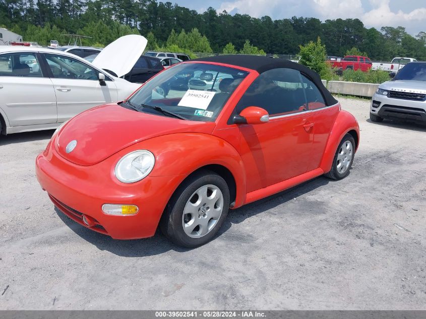 2003 Volkswagen New Beetle Glx VIN: 3VWDD21Y63M319391 Lot: 39502541