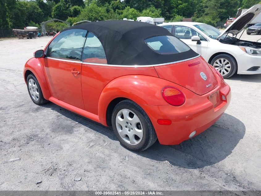 2003 Volkswagen New Beetle Glx VIN: 3VWDD21Y63M319391 Lot: 39502541