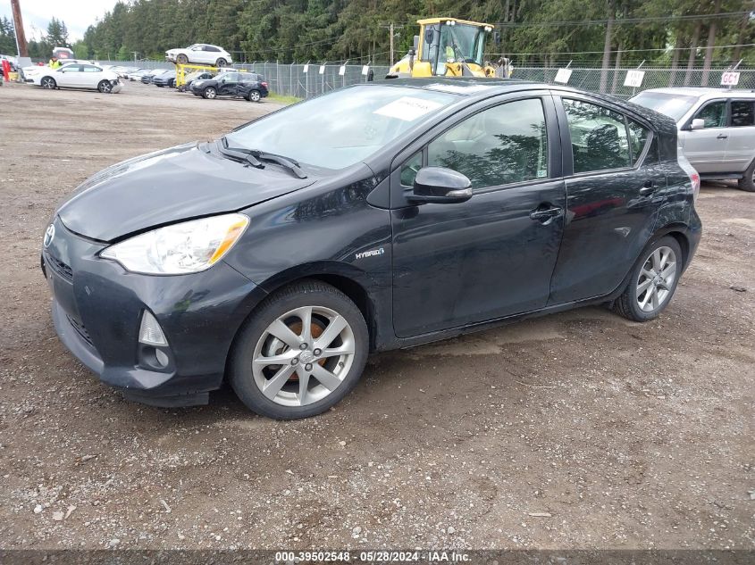 2014 Toyota Prius C Four VIN: JTDKDTB35E1081875 Lot: 39502548