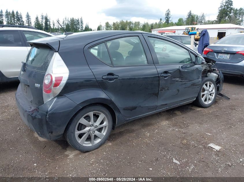 2014 Toyota Prius C Four VIN: JTDKDTB35E1081875 Lot: 39502548