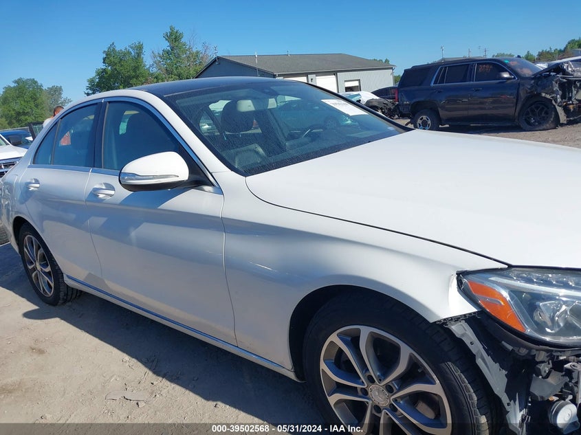 2015 Mercedes-Benz C 300 4Matic/Luxury 4Matic/Sport 4Matic VIN: 55SWF4KB5FU051758 Lot: 39502568