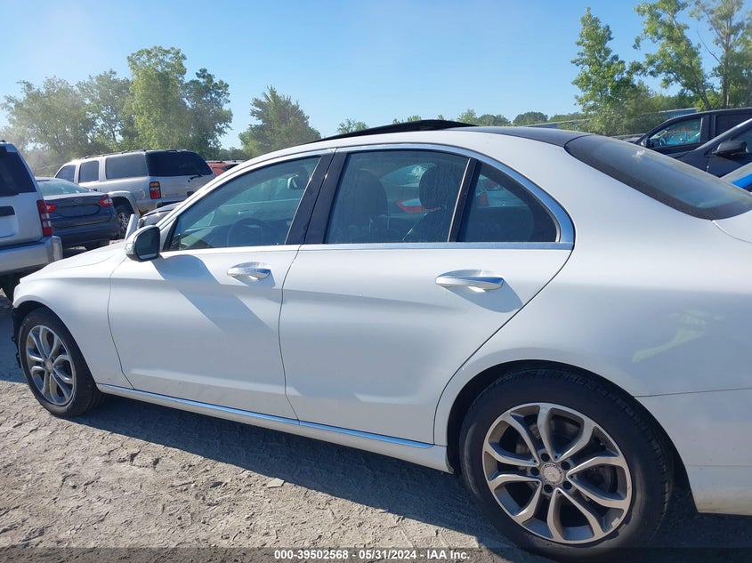 2015 Mercedes-Benz C 300 4Matic/Luxury 4Matic/Sport 4Matic VIN: 55SWF4KB5FU051758 Lot: 39502568