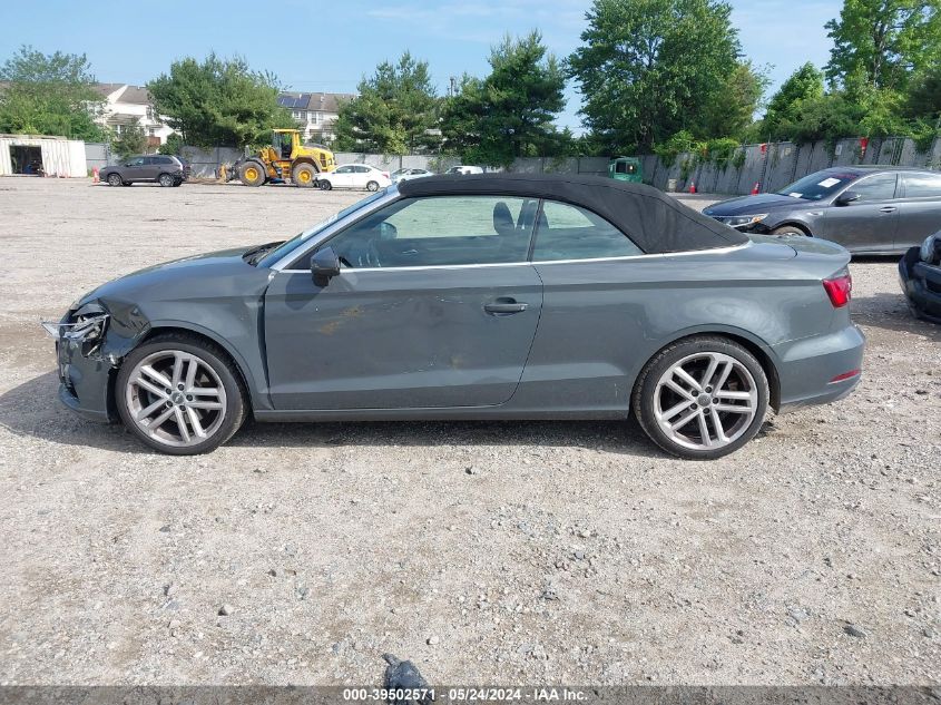 2017 Audi A3 2.0T Premium VIN: WAU6ULFF2H1056164 Lot: 39502571