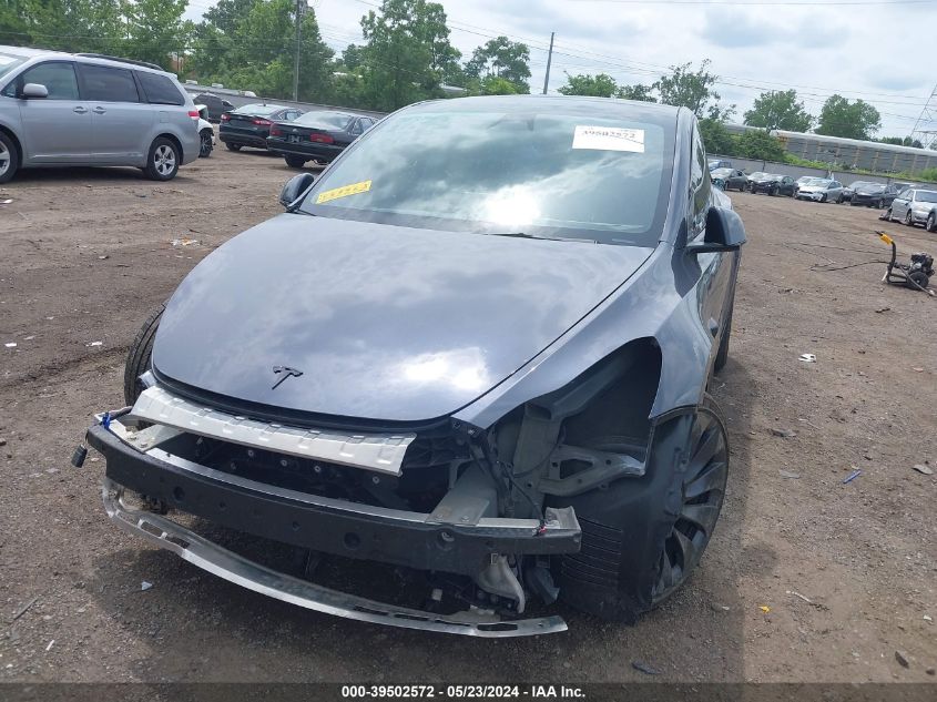 2023 Tesla Model Y Awd/Performance Dual Motor All-Wheel Drive VIN: 7SAYGDEF7PF959963 Lot: 39502572