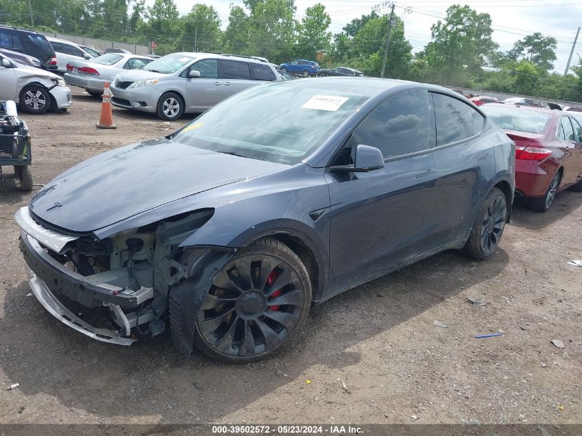 2023 Tesla Model Y Awd/Performance Dual Motor All-Wheel Drive VIN: 7SAYGDEF7PF959963 Lot: 39502572