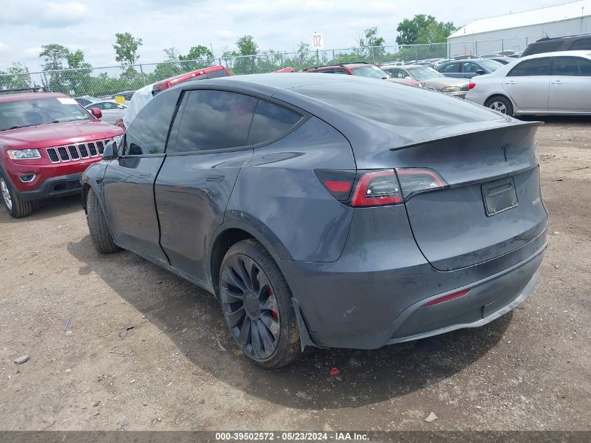 2023 Tesla Model Y Awd/Performance Dual Motor All-Wheel Drive VIN: 7SAYGDEF7PF959963 Lot: 39502572