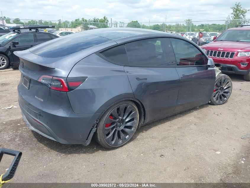 2023 Tesla Model Y Awd/Performance Dual Motor All-Wheel Drive VIN: 7SAYGDEF7PF959963 Lot: 39502572