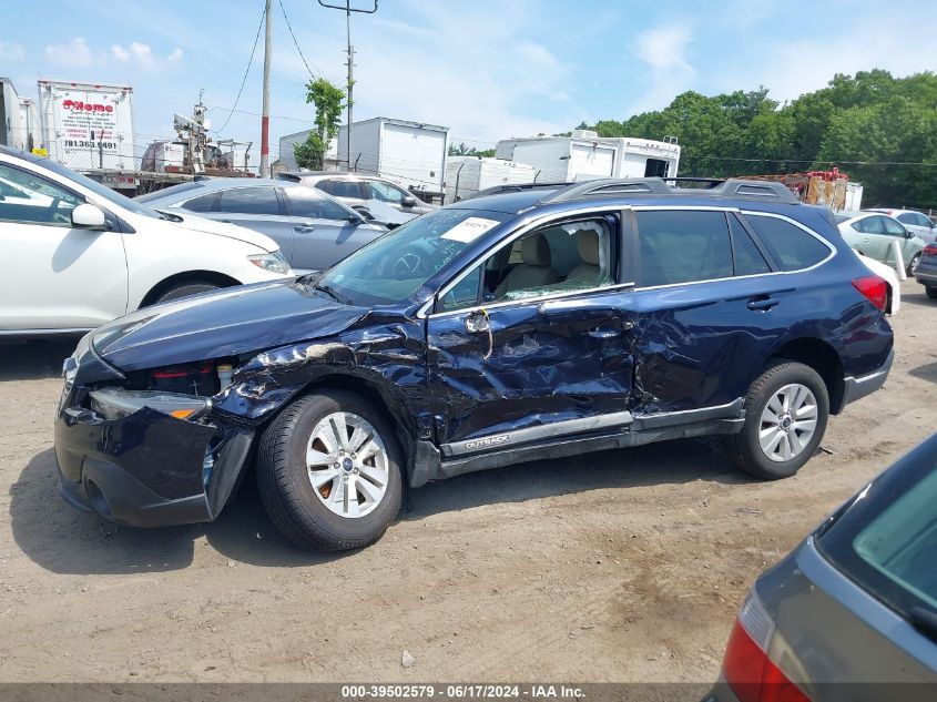 2018 Subaru Outback 2.5I Premium VIN: 4S4BSACCXJ3261209 Lot: 39502579