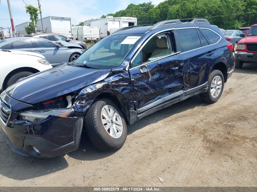 2018 Subaru Outback 2.5I Premium VIN: 4S4BSACCXJ3261209 Lot: 39502579