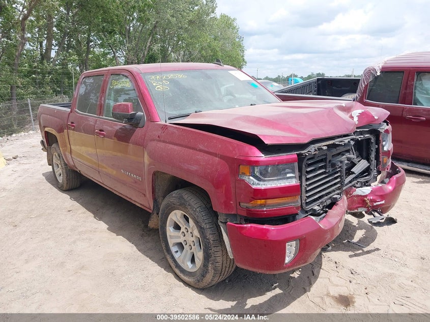 2018 Chevrolet Silverado 1500 2Lt VIN: 3GCUKREC9JG634567 Lot: 39502586