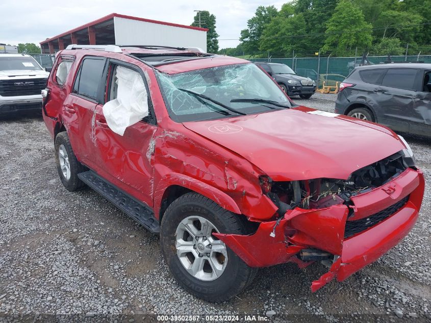 2018 Toyota 4Runner Sr5 Premium VIN: JTEBU5JR0J5598694 Lot: 39502587