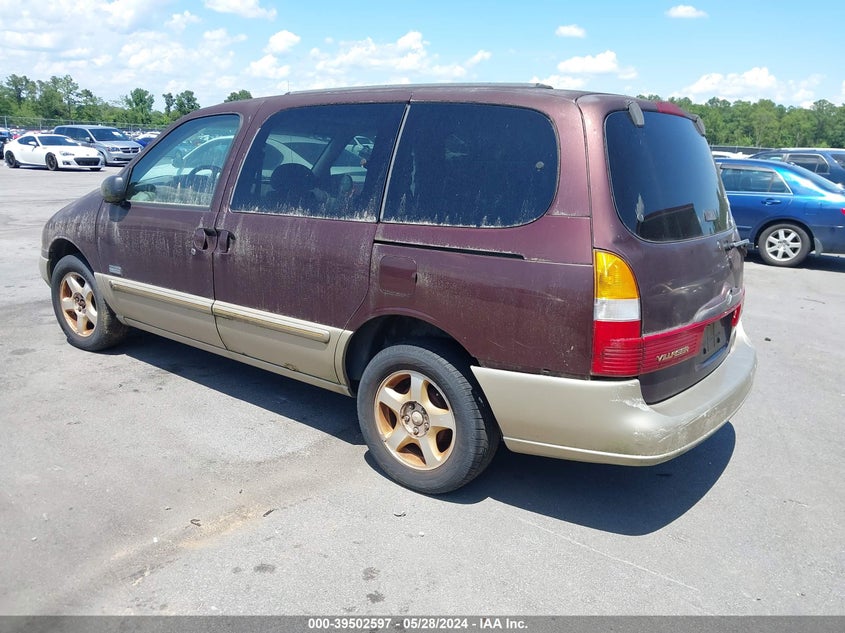 2000 Mercury Villager Estate VIN: 4M2XV14T7YDJ05031 Lot: 39502597