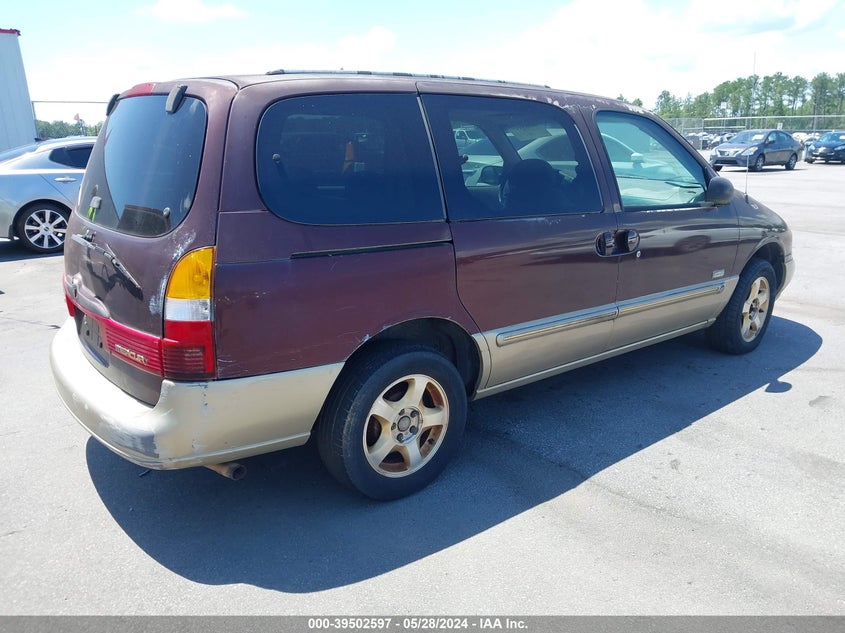 2000 Mercury Villager Estate VIN: 4M2XV14T7YDJ05031 Lot: 39502597