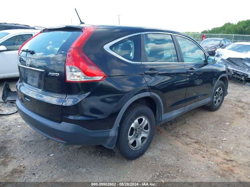 2013 Honda Cr-V Lx VIN: 5J6RM4H36DL061756 Lot: 39502602