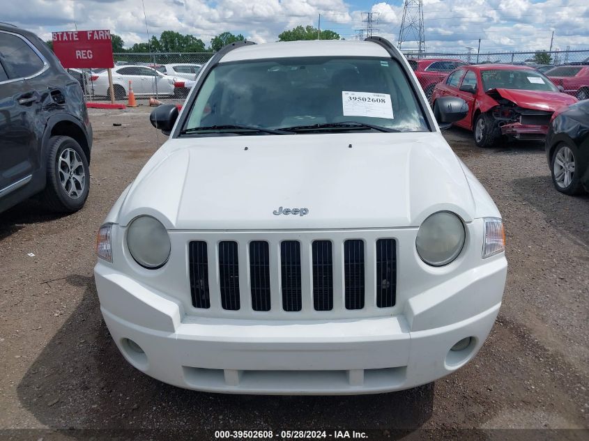 2007 Jeep Compass Sport VIN: 1J8FT47W37D358501 Lot: 39502608