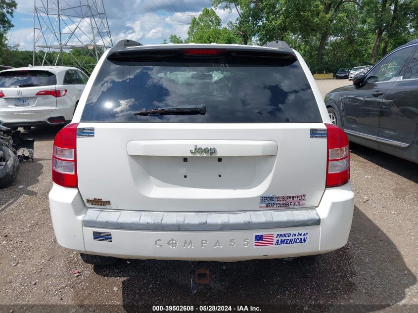 2007 Jeep Compass Sport VIN: 1J8FT47W37D358501 Lot: 39502608