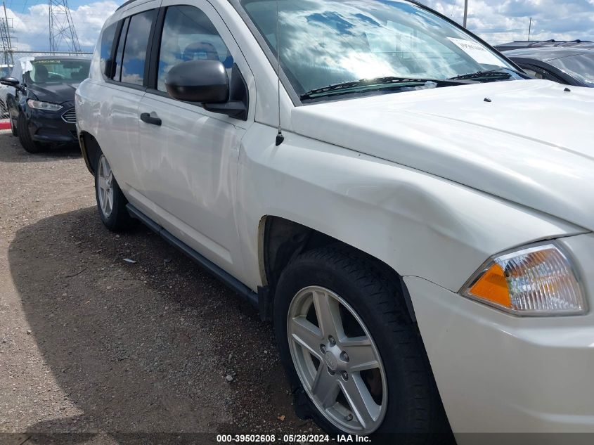 2007 Jeep Compass Sport VIN: 1J8FT47W37D358501 Lot: 39502608