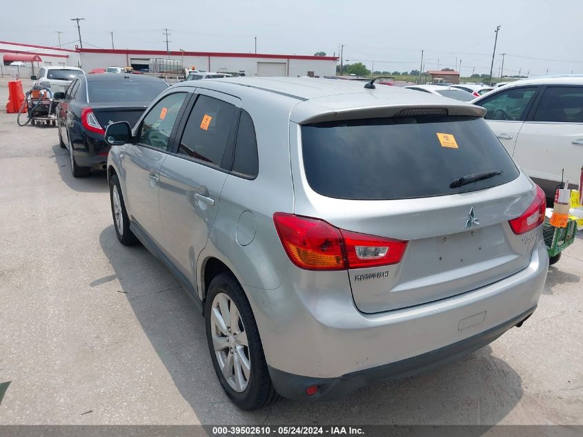 2014 Mitsubishi Outlander Sport Es VIN: 4A4AP3AU5EE015311 Lot: 39502610