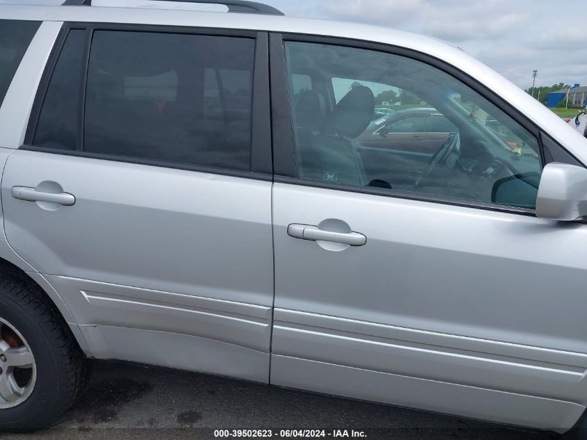 2007 Honda Pilot Ex-L VIN: 2HKYF186X7H516959 Lot: 39502623