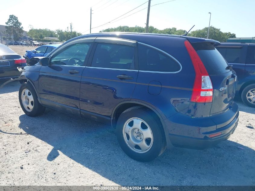 2010 Honda Cr-V Lx VIN: 5J6RE3H32AL039837 Lot: 39502630