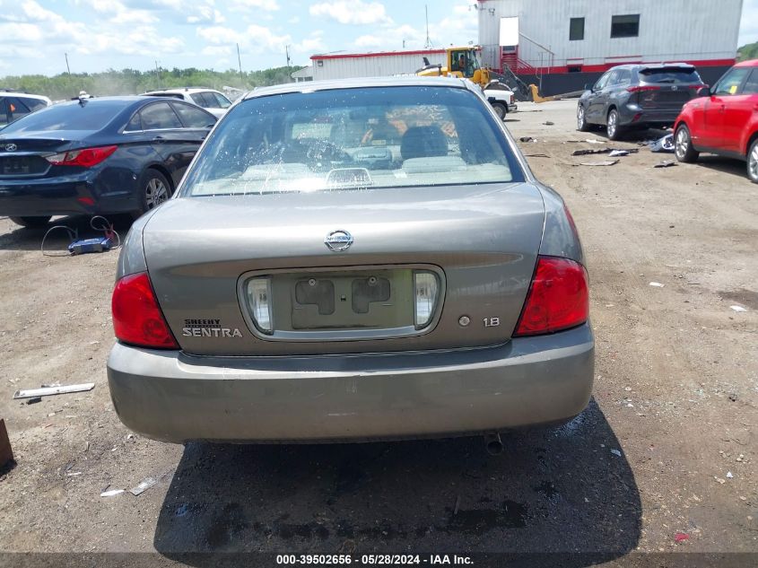 2005 Nissan Sentra 1.8 VIN: 3N1CB51D65L520044 Lot: 39502656
