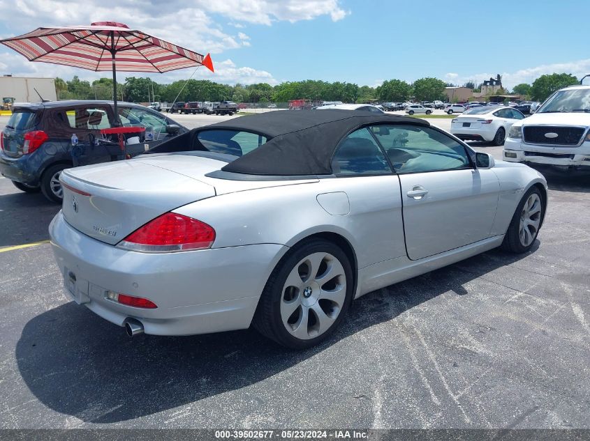 2005 BMW 645Ci VIN: WBAEK73445B324231 Lot: 39502677