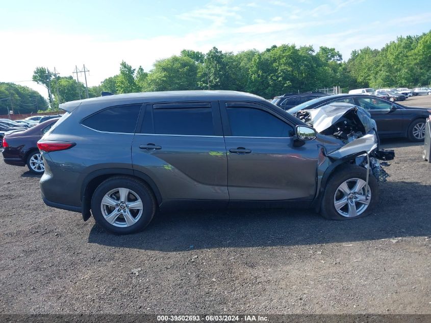 2023 Toyota Highlander Le VIN: 5TDKDRBH0PS526897 Lot: 39502693