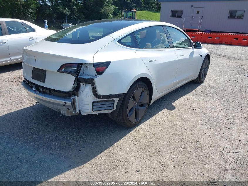 2020 Tesla Model 3 Standard Range Plus Rear-Wheel Drive/Standard Range Rear-Wheel Drive VIN: 5YJ3E1EA4LF597522 Lot: 39502705