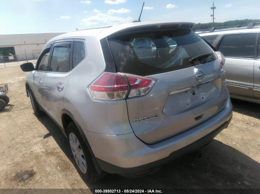 2015 Nissan Rogue S VIN: KNMAT2MV5FP526766 Lot: 39502713