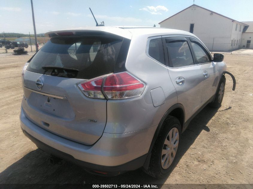 2015 Nissan Rogue S VIN: KNMAT2MV5FP526766 Lot: 39502713