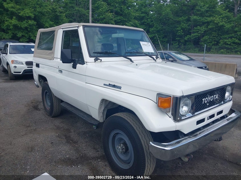 1987 Toyota Land Cruiser VIN: FJ730005284 Lot: 39502729