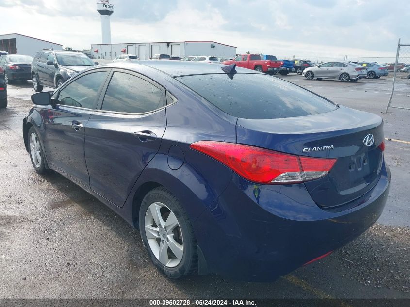 2013 Hyundai Elantra Gls VIN: 5NPDH4AE5DH425010 Lot: 39502728