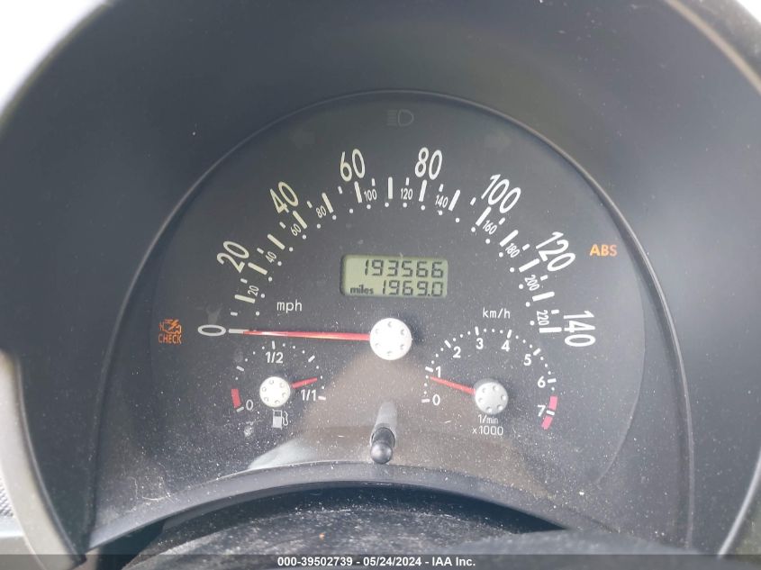 1999 Volkswagen New Beetle Gls VIN: 3VWCC21C9XM413693 Lot: 39502739