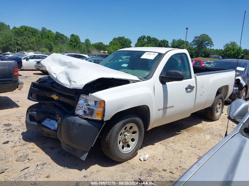 2012 Chevrolet Silverado 1500 Work Truck VIN: 1GCNCPEX7CZ307046 Lot: 39502770