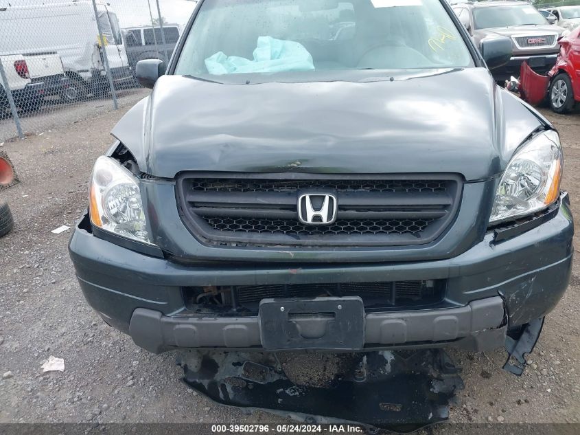 2004 Honda Pilot Exl VIN: 2HKYF18514H556429 Lot: 39502796