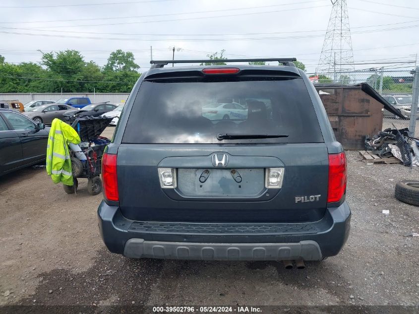 2004 Honda Pilot Exl VIN: 2HKYF18514H556429 Lot: 39502796