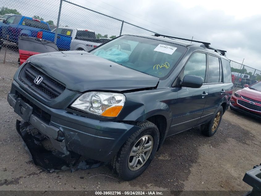 2004 Honda Pilot Exl VIN: 2HKYF18514H556429 Lot: 39502796