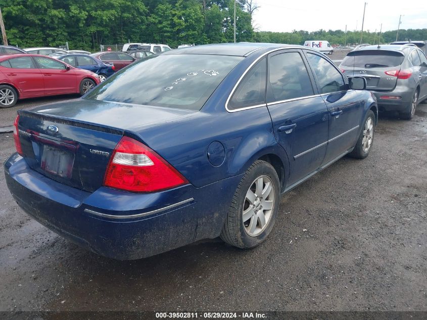 2005 Ford Five Hundred Limited VIN: 1FAFP25175G155443 Lot: 39502811