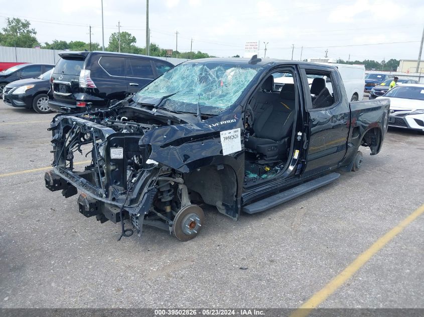 2022 Chevrolet Silverado 1500 4Wd Short Bed Custom VIN: 1GCPDBEK5NZ618524 Lot: 39502826