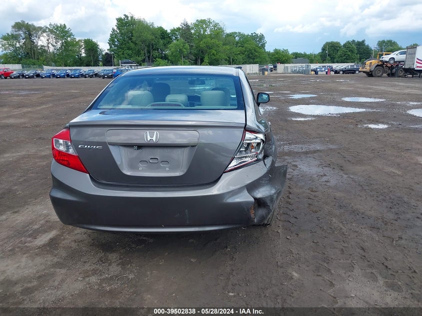 2012 Honda Civic Lx VIN: 19XFB2F53CE083468 Lot: 39502838