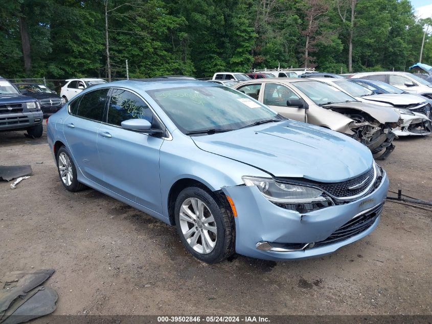 2015 Chrysler 200 Limited VIN: 1C3CCCAB9FN710519 Lot: 39502846