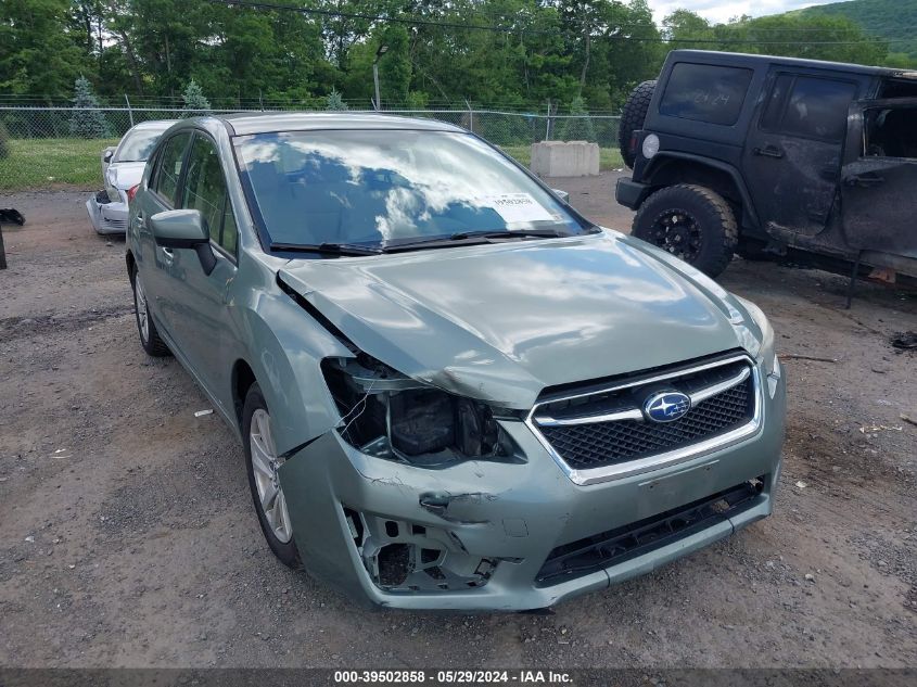 2015 Subaru Impreza 2.0I Premium VIN: JF1GPAC61F8207657 Lot: 39502858