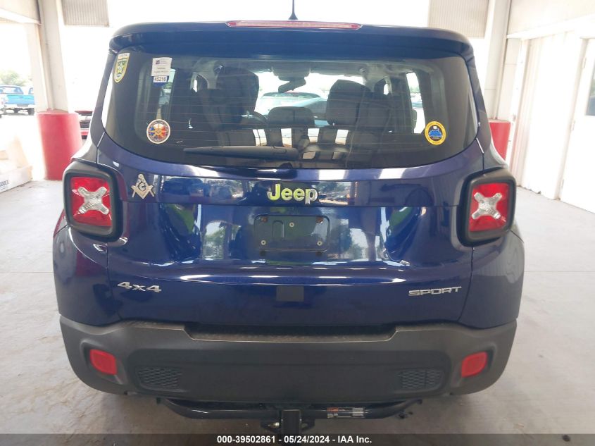 2016 Jeep Renegade Sport VIN: ZACCJBAW9GPD26974 Lot: 39502861