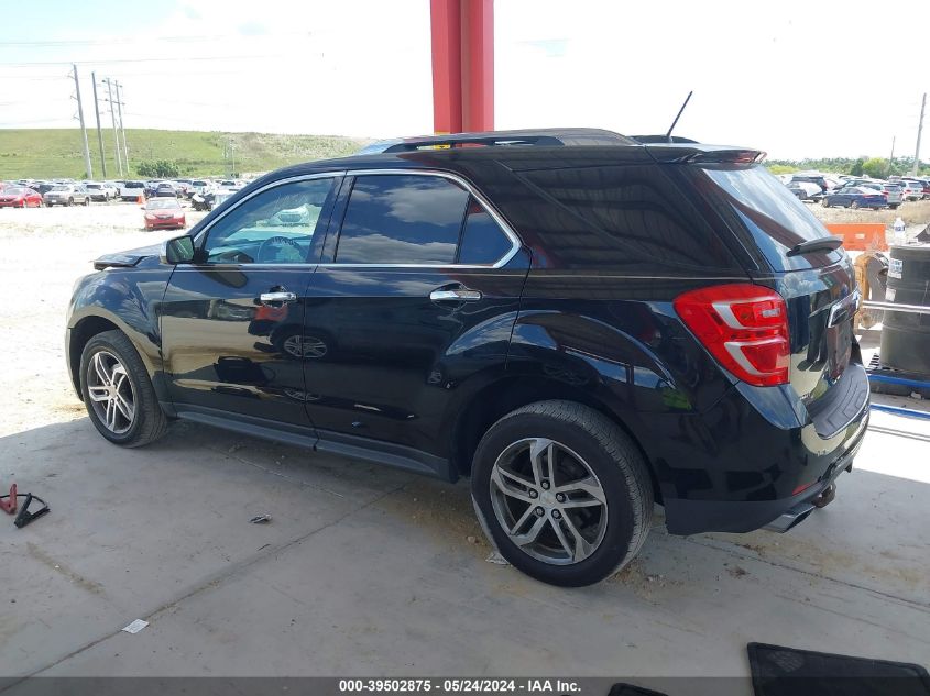 2016 Chevrolet Equinox Ltz VIN: 2GNFLGE38G6304473 Lot: 39502875