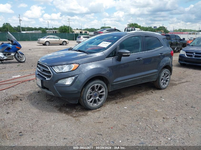 2020 Ford Ecosport Titanium VIN: MAJ6S3KLXLC382334 Lot: 39502877