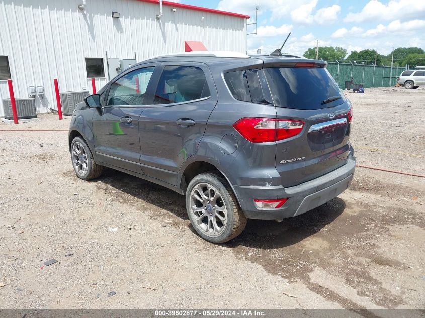 2020 Ford Ecosport Titanium VIN: MAJ6S3KLXLC382334 Lot: 39502877