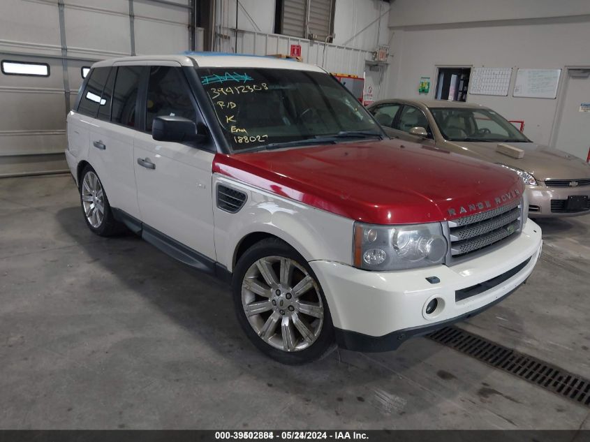 2009 Land Rover Range Rover Sport Hse VIN: SALSK25479A213568 Lot: 39502884