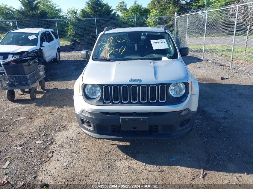 2018 Jeep Renegade Sport 4X4 VIN: ZACCJBAB1JPH06492 Lot: 39502904