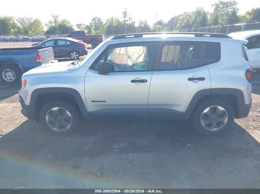 2018 Jeep Renegade Sport 4X4 VIN: ZACCJBAB1JPH06492 Lot: 39502904