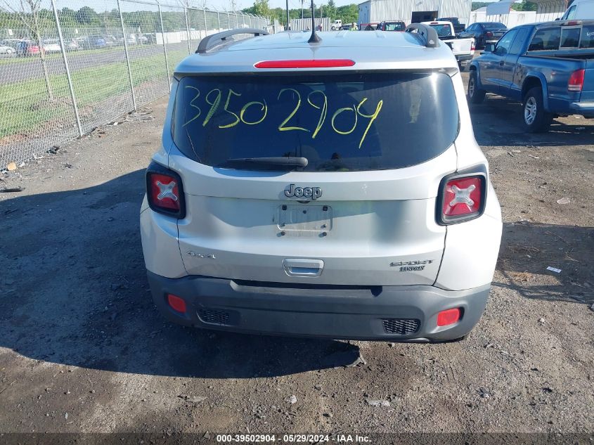 2018 Jeep Renegade Sport 4X4 VIN: ZACCJBAB1JPH06492 Lot: 39502904